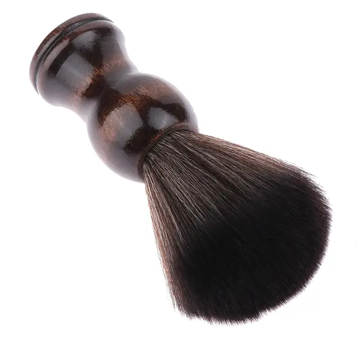 Brosse de rasoir naturelle avec manche en bois pour hommes