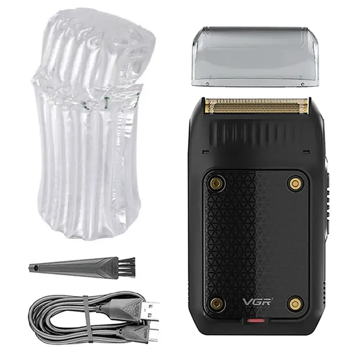 Rasoir VGR Original pour hommes rasoir électrique professionnel tondeuse à barbe Portable rasoir Rec