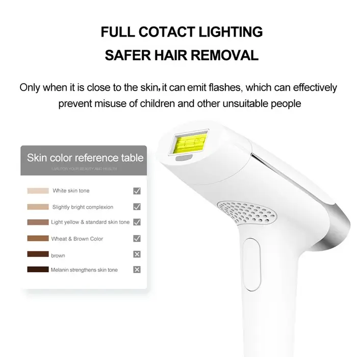 LESCOLTON - Epilateur laser 2-en-1 pour une épilation permanente