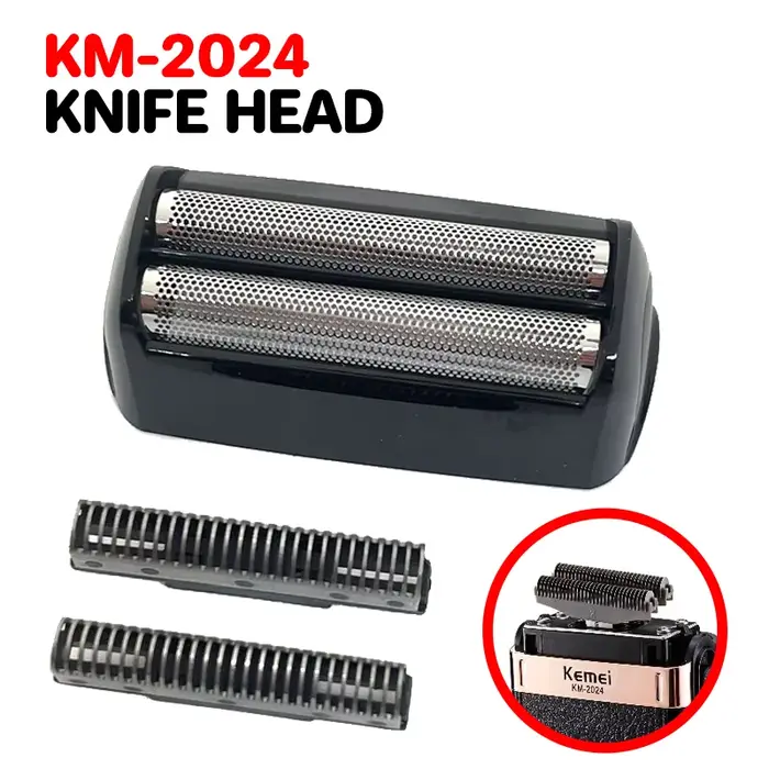 Kemei 2024 lame de rasoir tête