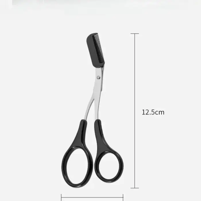 Ciseaux tondeuse à sourcils noirs