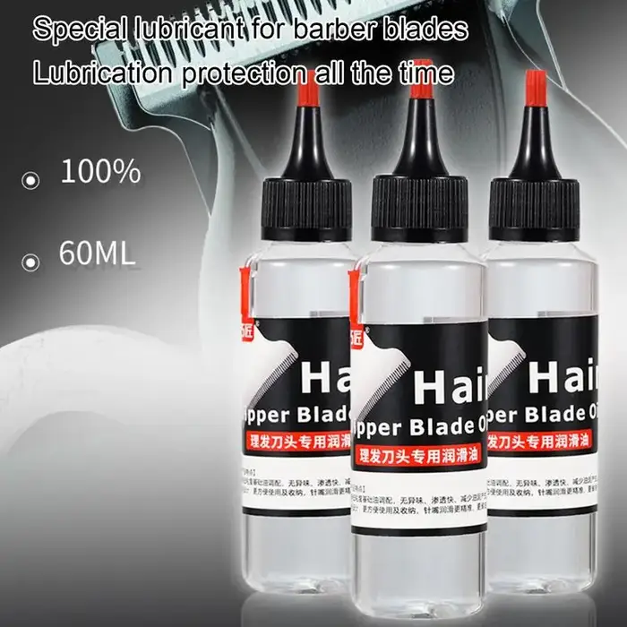 30/60/100ml lubrifiant tondeuse à cheveux huile de coupe