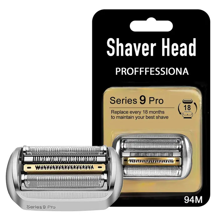 Tête de rasage de rechange Electric Series 9 Pro 94M pour rasoir électrique Braun 94M 9030S 9040S 9050CC 9070CC 9040s9 (1 paquet)