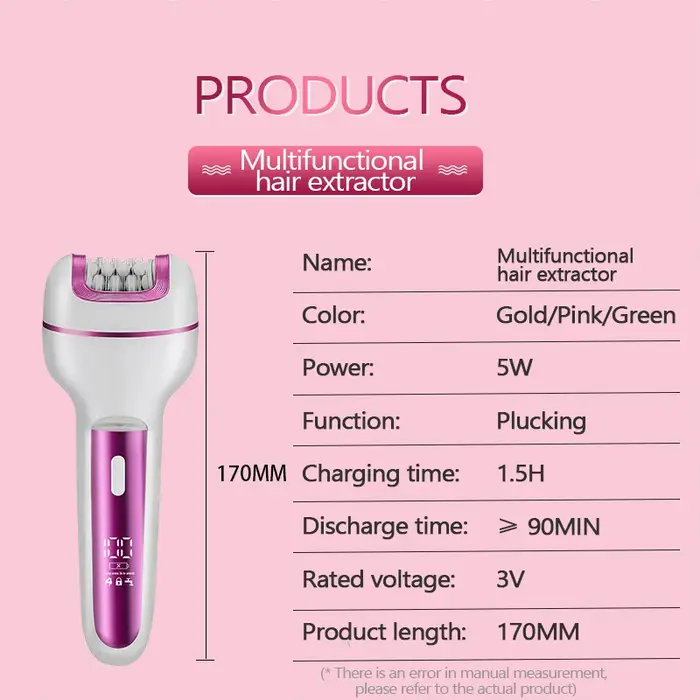 Épilateur électrique 3 en 1 Rechargeable pour femmes