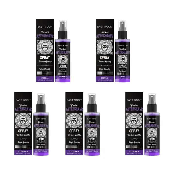 Spray après-rasage hydratant en profondeur, 1/3/5 pièces, 100ml, hydratation efficace, réparation, apaise la barbe, réduit les rougeurs, gonflements, non gras