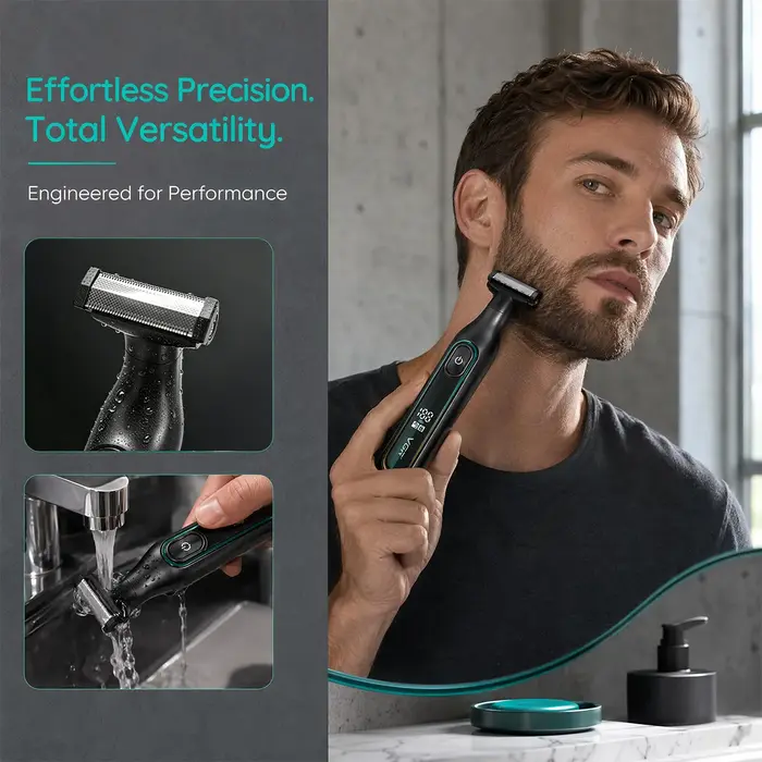VGR tondeuse tondeuse à barbe pour hommes rasoir electrique homme rasoir homme Le rasoir Professionnel Rasoir