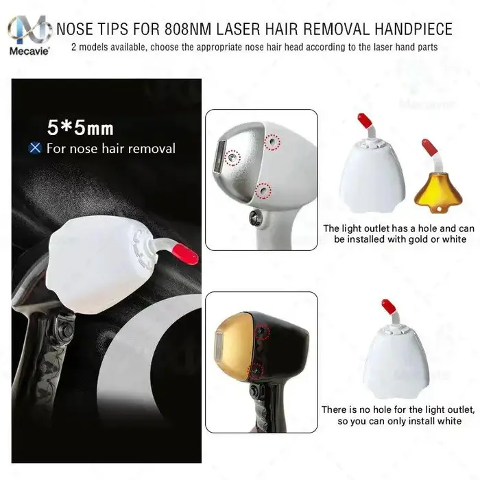 Kit d'accessoires professionnels pour épilation au Laser à Diode et au picoseconde