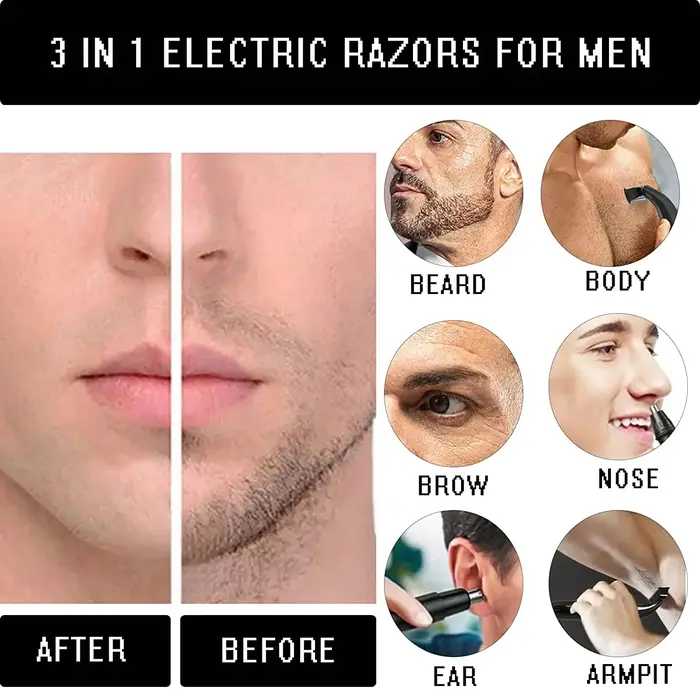 Tondeuse de Précision pour Zones Intimes Homme