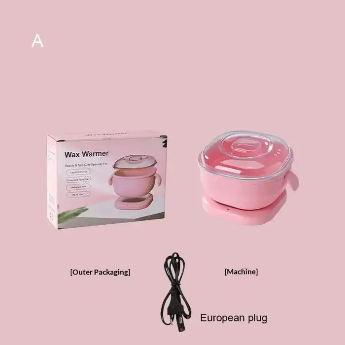Chauffe-cire pliable portable en silicone 400 ml pour épilation, machine à cire SPA, pot à cire pour