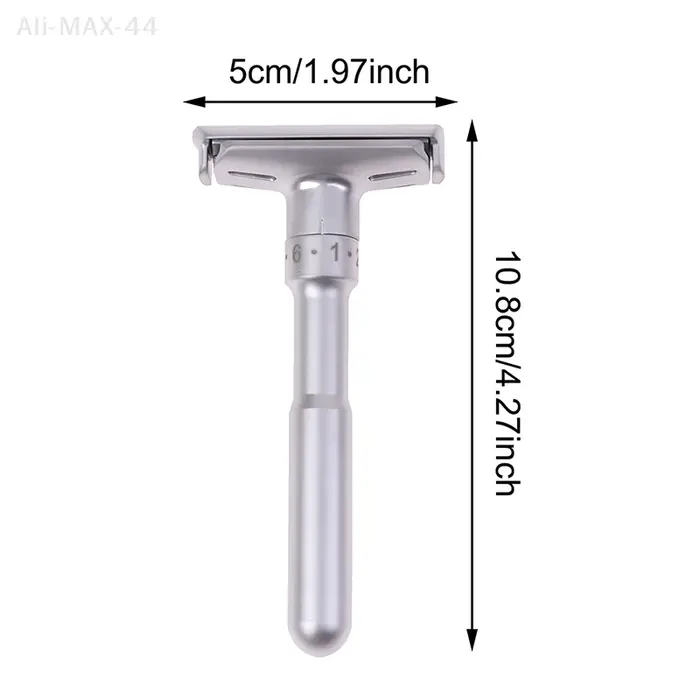 Rasoir de sécurité classique réglable à Double bord pour hommes