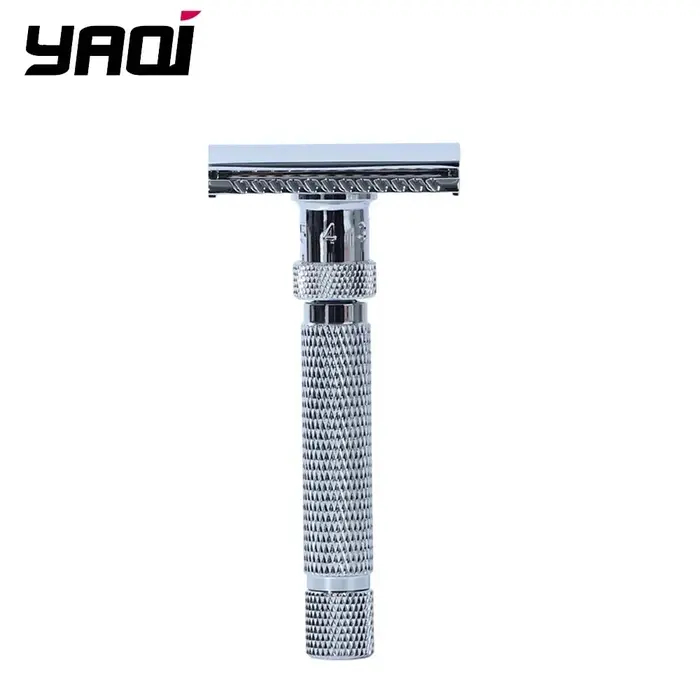 Razor Yaqi – rasoir de sécurité réglable The Final Cut Chrome pour hommes, rasoir à barbe de haute q