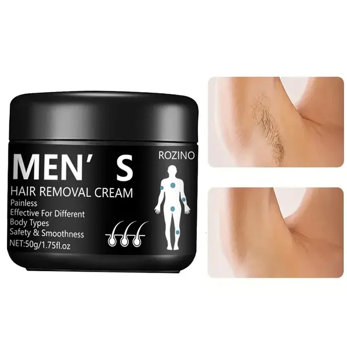 Crème d'épilation professionnelle pour hommes 50g