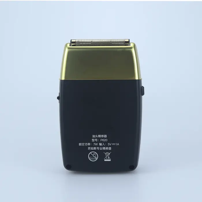 Rasoir professionnel pour barbier 11000 tr/min 7W Double lame de rasage électrique pour hommes Pop Barbers