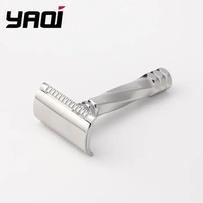 Nouveauté 2026 ! Rasoir de sécurité YAQI Cerberus en acier inoxydable - Lame de 0