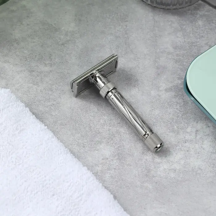 YAQI Ultima Rasoir de sécurité réglable en acier inoxydable pour hommes
