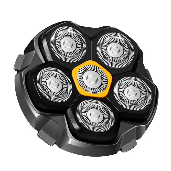 Tondeuse à cheveux électrique pour hommes chauves avec têtes flottantes magnétiques 6D, rechargeable