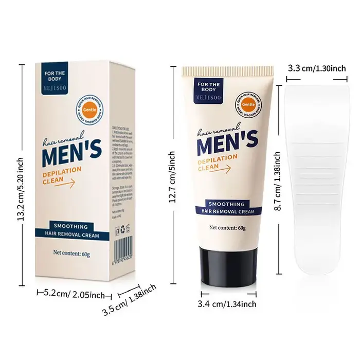 Crème dépilatoire douce et indolore | Lupin Essence & Allantoïne, inhibe la repousse pour une peau soyeuse et durable