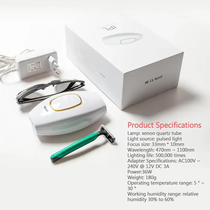 Épilateur Laser IPL corps Bikini épilation