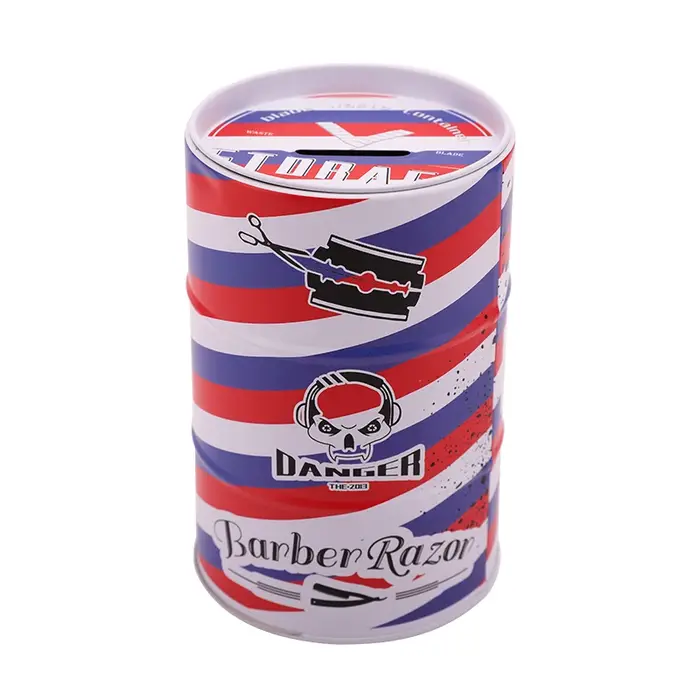 Boîte distributrice de recyclage de lame de barbier, étui d'élimination de lame de rasoir, poubelle 