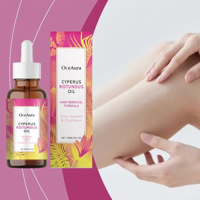 Cyperus Rotundus huile corps épilateur aisselles jambe bras inhibiteur de croissance des cheveux dépilatoire réduire