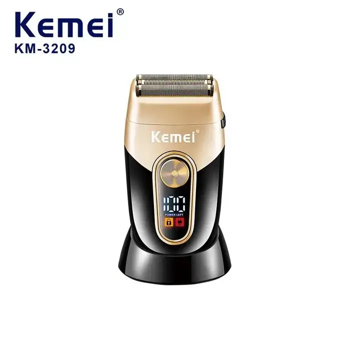 KM-3209 Machine à raser tondeuse à feuilles rasoir Kemei haute qualité trois têtes de lame rasoir électrique