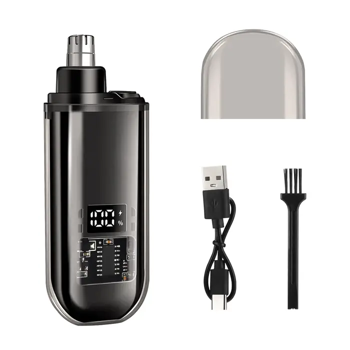 Tondeuse à poils de nez Rechargeable et épilateur du visage pour hommes rasoir à poils de nez pour d