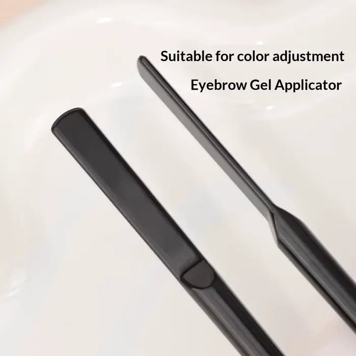 Brosse applicatrice double embout pour sourcils