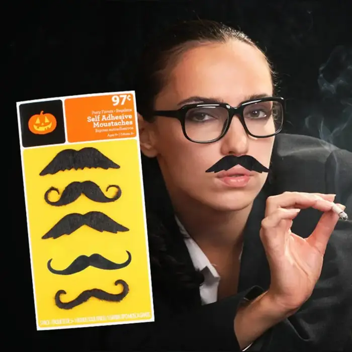 Fausse Moustache Longue Durée