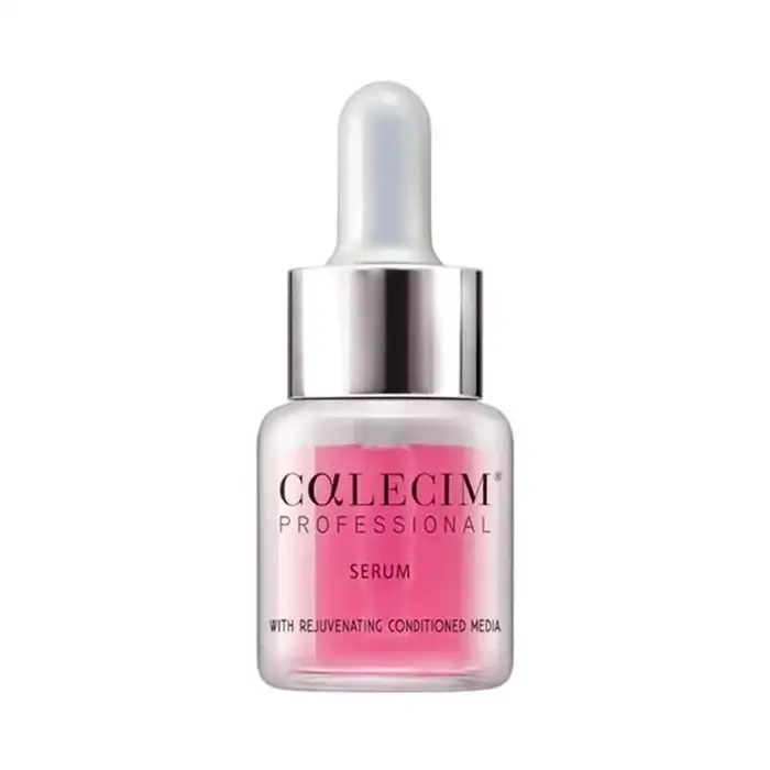 Sérum régénérant pour la peau à base de cellules souches Calecim Premium, soin anti-âge, absorption 
