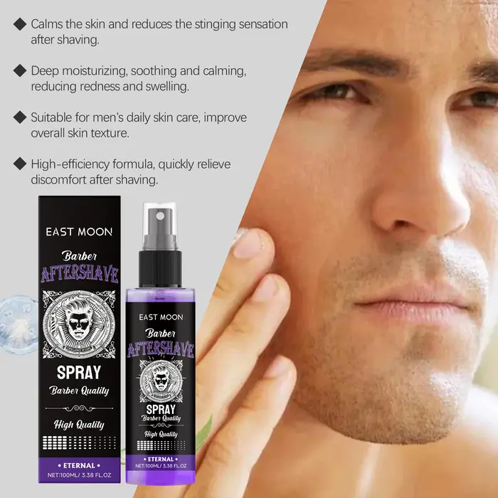 Spray après-rasage hydratant en profondeur pour hommes