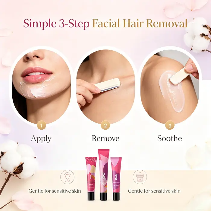 Kit de trilogie d'épilation douce pour femmes