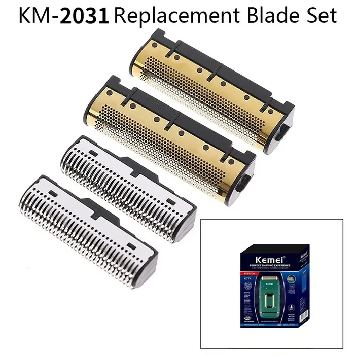 KEMEI rasoir KM-2026 KM-2027 KM-2028 KM-2031 lame de rasoir remplaçable de haute qualité