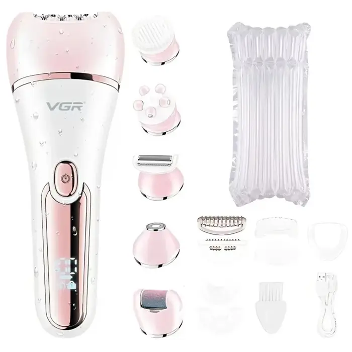 VgazEpilator pour femmes Épilateur électrique Jambe Corps Bikini Lady Rasoir Visage Aisselles Épilat