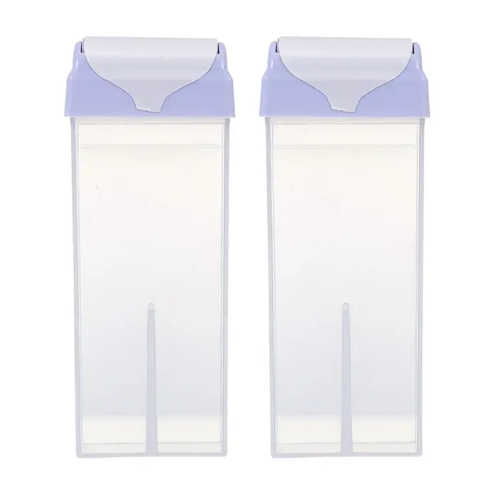 Bouteilles de cire dépilatoire rechargeables, en matériau ABS, légères, portables, pour le stockage