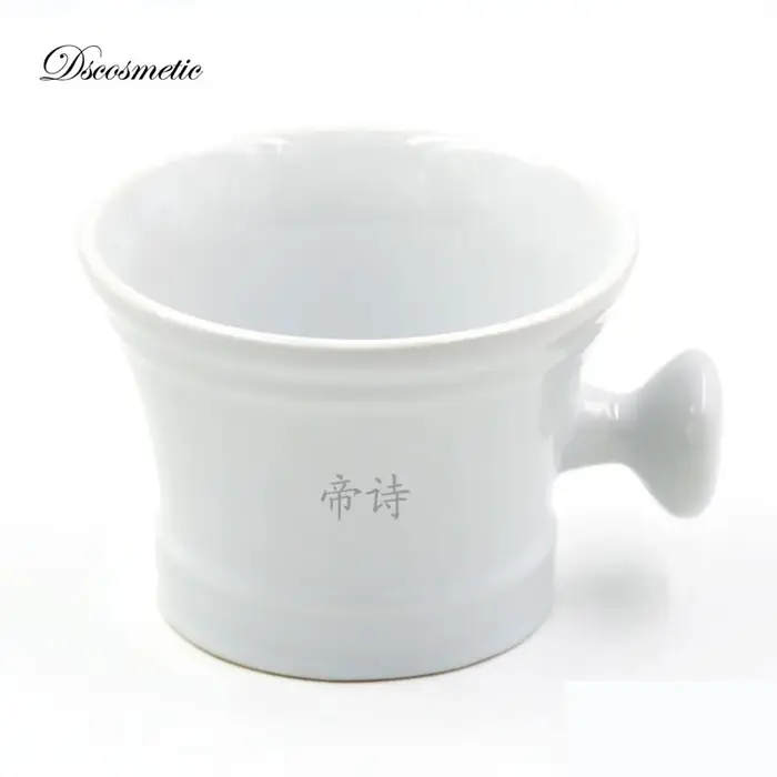 Tasse à raser en céramique, bol à raser pour homme