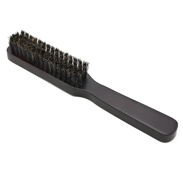 Manche en bois poils de sanglier barbe brosse outil de rasage