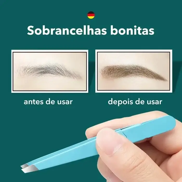 MR.GREEN – pince à sourcils colorée