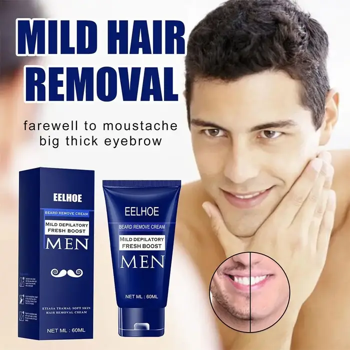 Crème dépilatoire indolore pour hommes