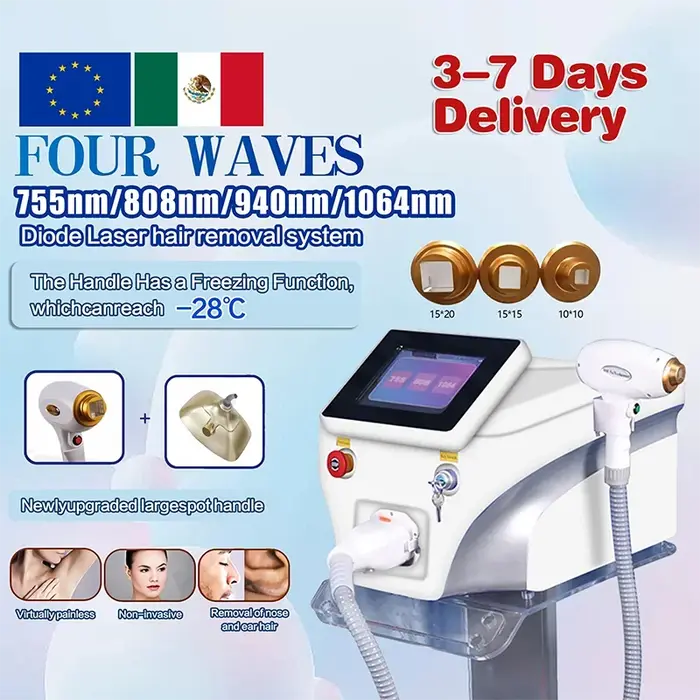 Laser professionnel à Diode 808nm 3000w