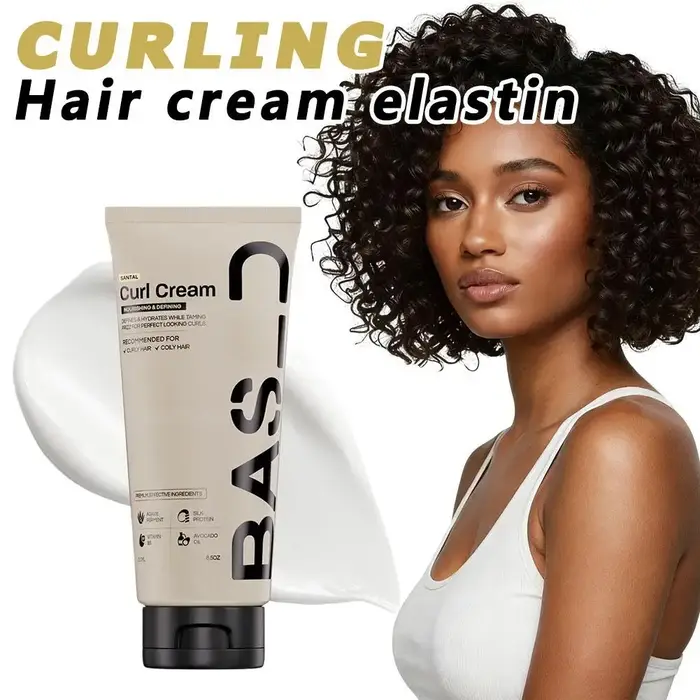 Crème hydratante et définissante pour boucles BASED Santal