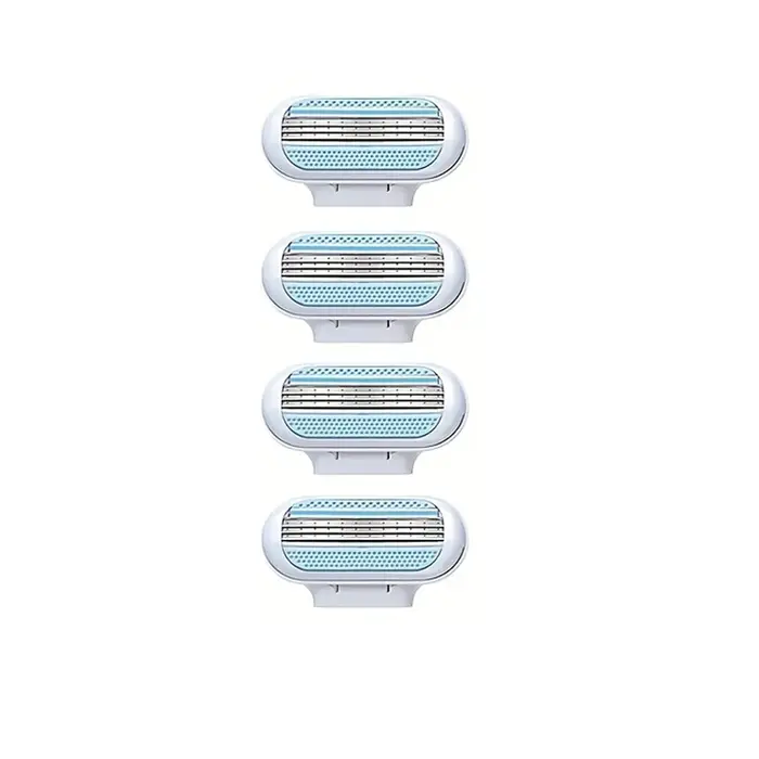 Nouveau rasoir de sécurité pour femmes, lames de rasage manuelles en acier inoxydable à 3 couches, p