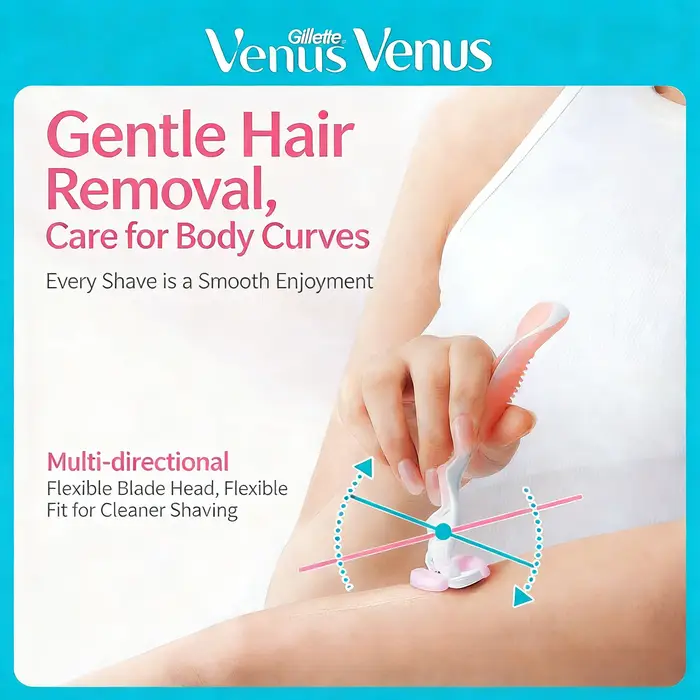 Lames de rasoir Gillette Venus ComfortGlide au thé blanc pour femmes, recharges de rasoir à 3 lames,