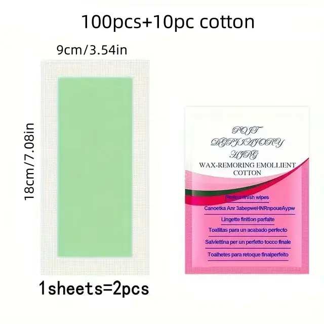 10/30/50 pièces bandes de cire épilatoire pour épilation papier