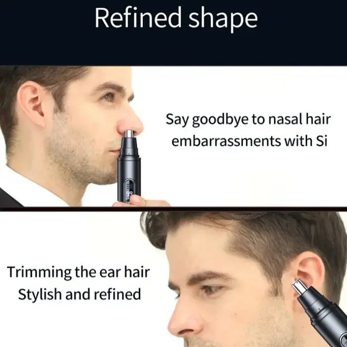 Mini tondeuse à cheveux de poche pour le nez et les oreilles