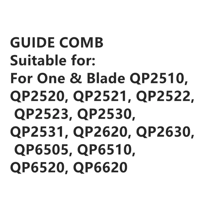 Protecteur de peau intime et peigne corporel 3 mm compatible avec les tondeuses hybrides OneBlade QP2724/QP2824/QP2520/QP2630