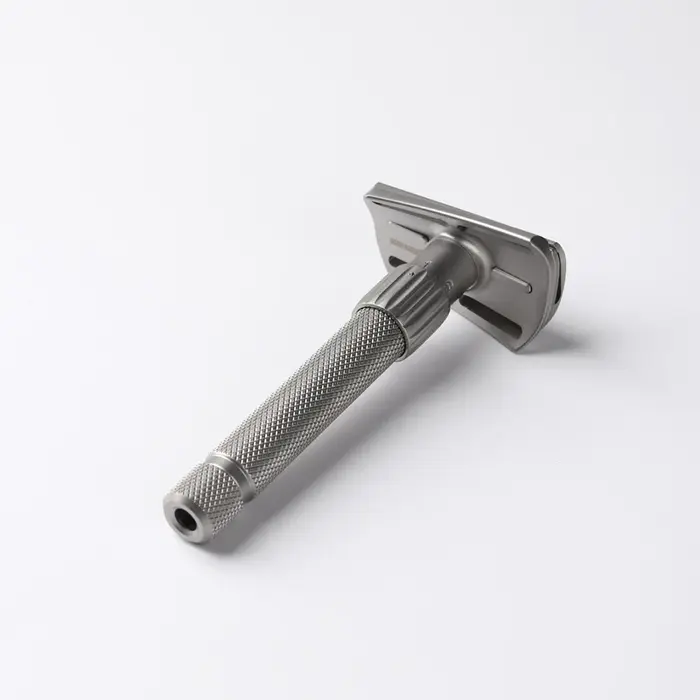 Rasoir de sécurité réglable incliné en acier inoxydable Torqx version mate Yaqi