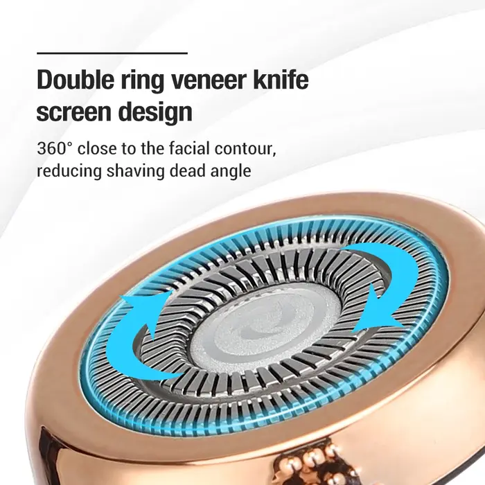 Mini rasoir électrique lavable de voyage