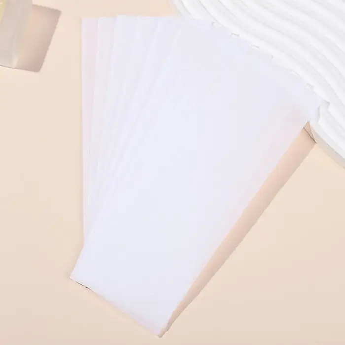 10/50/80/100 pièces de bandes de cire en tissu non-tissé professionnelles pour l'épilation