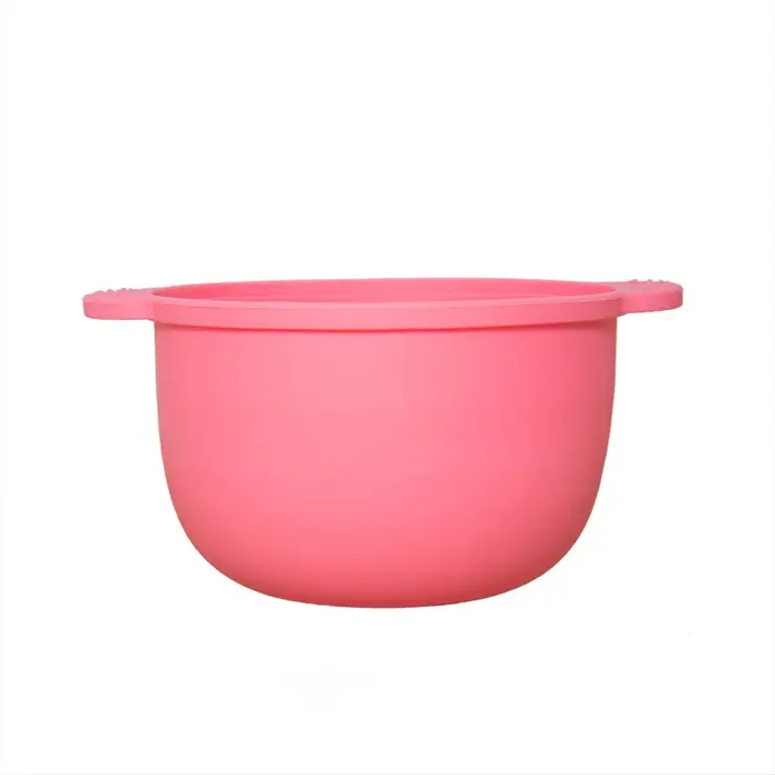 Bol en Silicone réutilisable résistant à la chaleur, Pot chauffe-cire pour épilation, bol de mélange