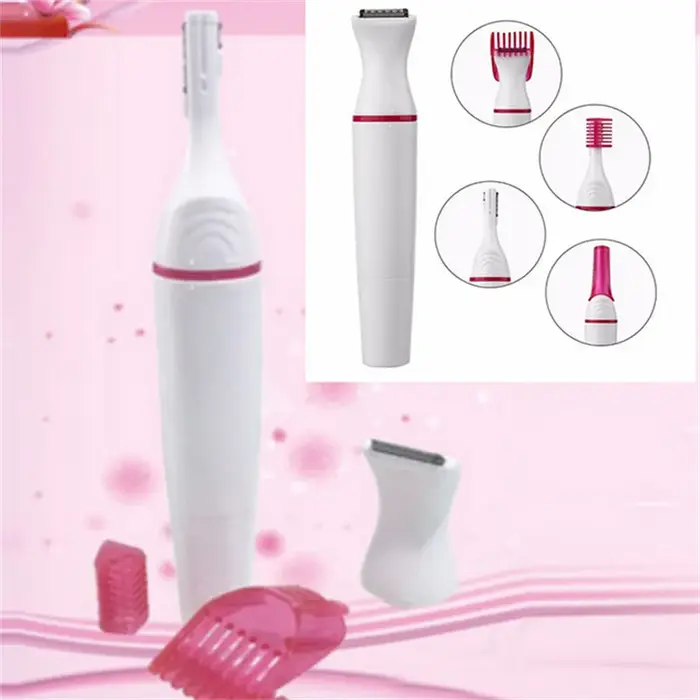 Épilateur électrique multifonction 1/2 pièces, tondeuse indolore pour sourcils, corps, Bikini, épilation du visage, rasoir 5 en 1